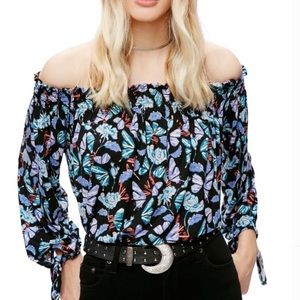 Free People Lexington Off The Shoulder Top